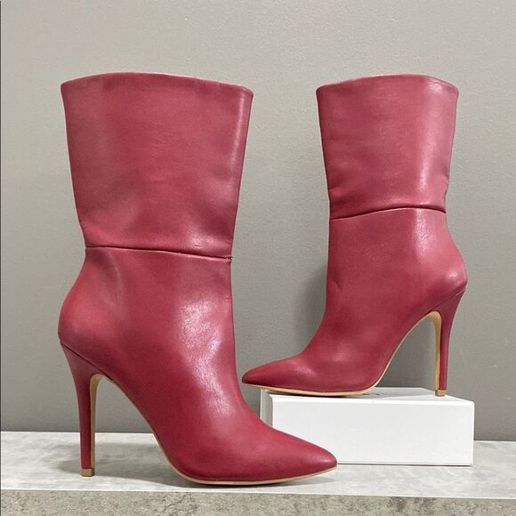 Charles By Charles David Shoes - Charles by Charles David Poca Cherry 
Women's Boots/Booties Size 7 Faux Leather
